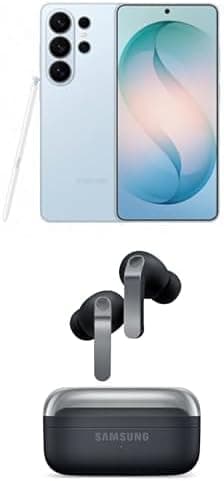 Samsung Galaxy S26 Ultra, Unlocked Android Smartphone + Buds4 Pro, 256GB, Privacy Display, Galaxy AI, AI Camera, Super Fast Charging 3.0, Durable Battery, 2026, Sky Blue