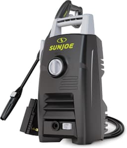 Sun Joe Electric Pressure Washer with Powerful Motor for Cars/Fences/Patios/All Uses, Safety First GFCI Power Cord, Adjustable Spray Wand & Total Stop System, 20-Foot Hose, Black, SPX205E-XT