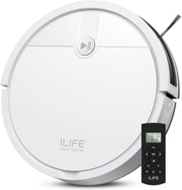 ILIFE V2 Robot Vacuum Cleaner, Tangle-Free Suction, White