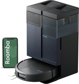 iRobot Roomba 415X Robot Vacuum & Mop Combo, 20,000Pa, 90 Days Self-Emptying, Multifunction Dock Self-Cleaning & Hot Dry, Smart Obstacle Avoidance, Lifting Spinning Mops, Ideal for Pet Hair