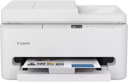 Canon PIXMA TR7120 Wireless Color Inkjet Printer, Duplex Printing, White – Home Printer with Copier/Scanner, Auto Document Feeder, Compact Design, Intuitive Control Panel