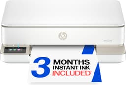 HP Envy 6155 Wireless All-in-One Color Inkjet Printer, Print, Scan, Copy, Duplex Printing Best-for-Home, 3 Month Trial of Instant Ink Included, AI-Capable (C2WR7A) Portobello
