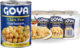 Goya Foods Chick Peas, Garbanzo Beans, 15.5 Ounce (Pack of 8)