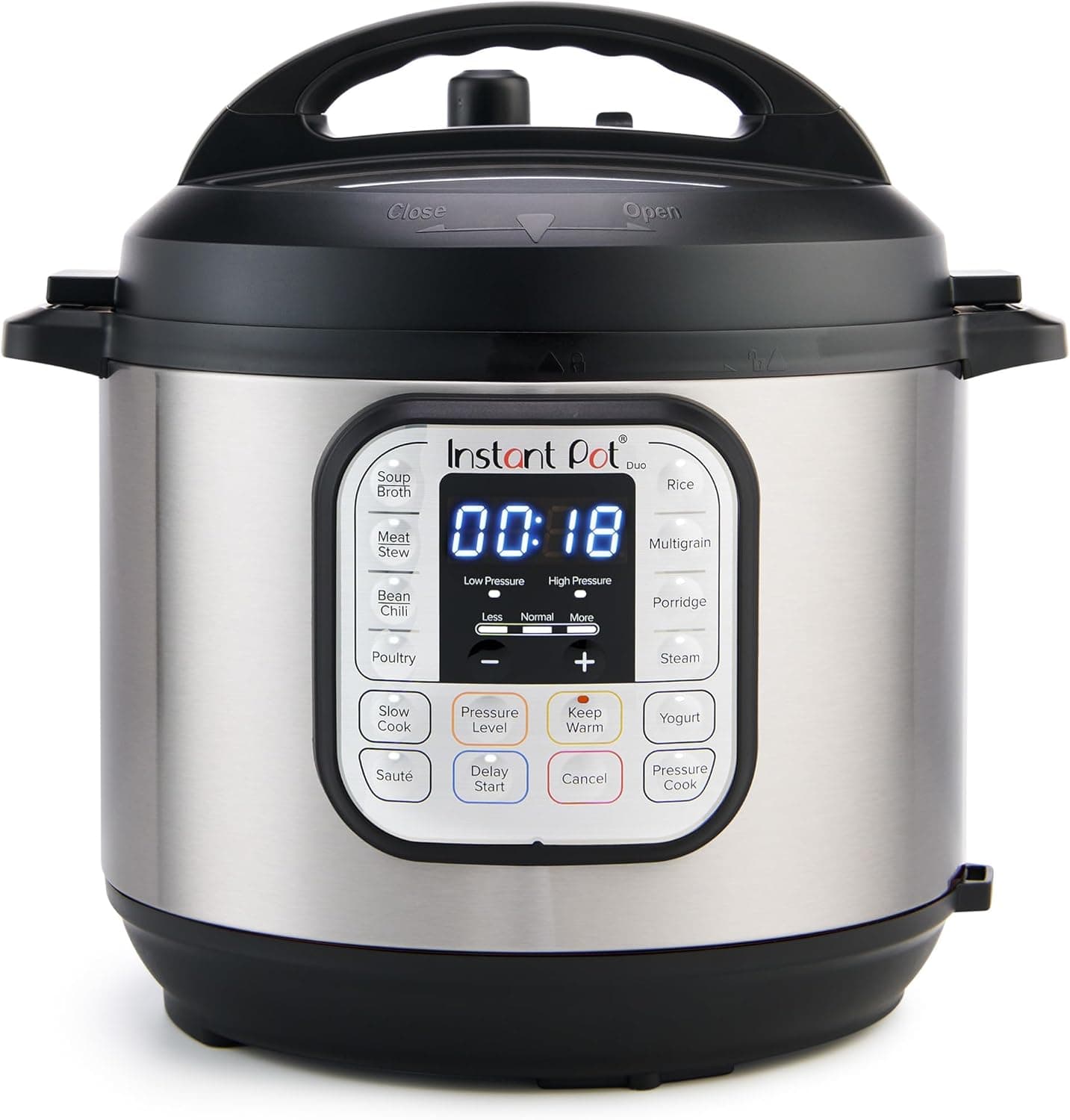Instant Pot Duo 6 Qt 7-in-1 Electric Pressure Cooker, Stainless Steel