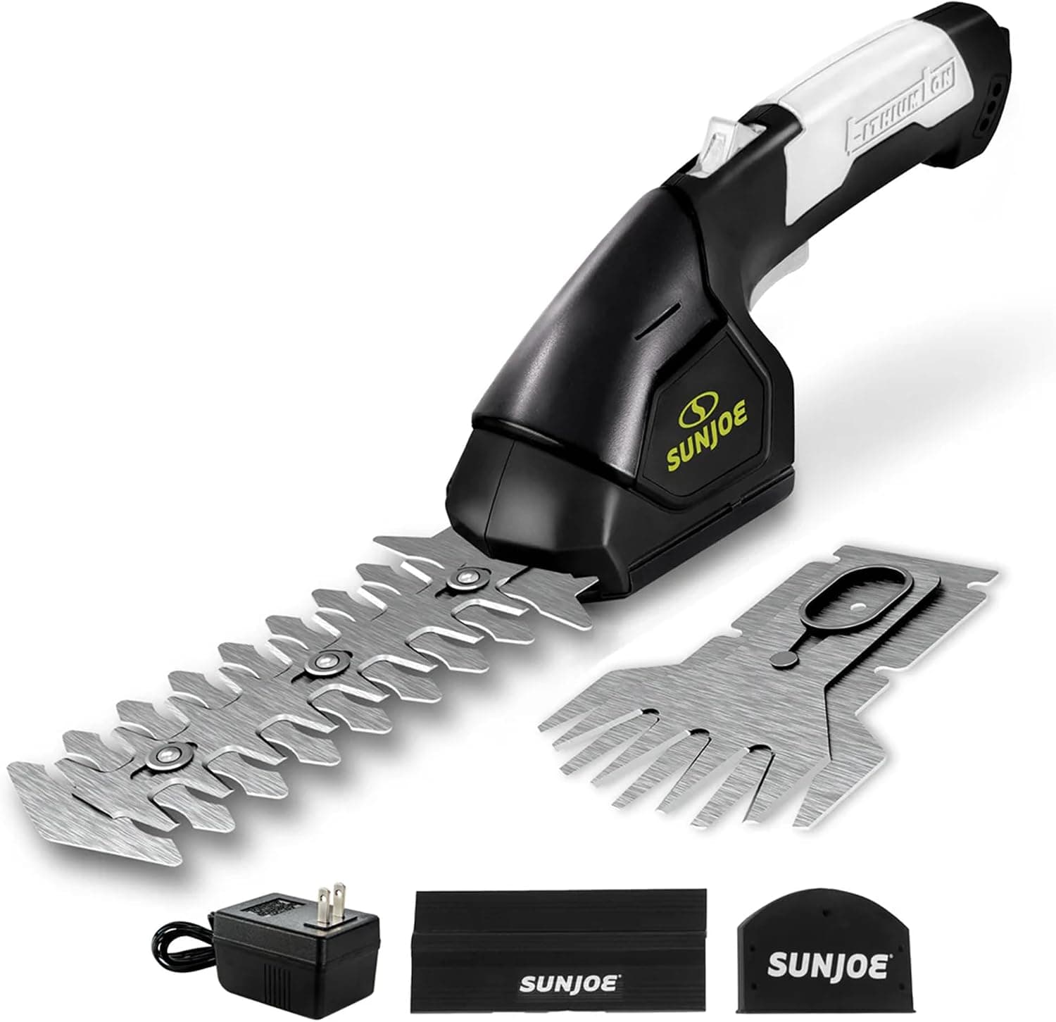 Sun Joe HJ604C 2-in-1 Cordless 7.2V Handheld Grass Shear & Hedge Trimmer