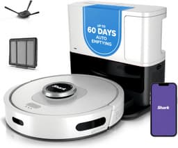 Shark AI Ultra Robot Vacuum, 60-Day Self-Emptying Base, Black, AV2511AE