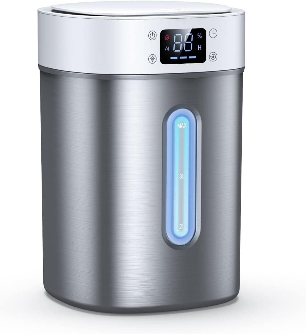 Stainless Steel Humidifiers for Bedroom,Large Room,Baby Nursery,Plants,Home by Admettre