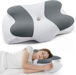 DONAMA Cervical Pillow Ergonomic Memory Foam Pillow for Neck Support