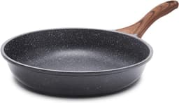 SENSARTE Nonstick Frying Pan Skillet, Swiss Granite Coating Omelette Pan, Healthy Stone Cookware Chef's Pan, PFOA Free (9.5 Inch)