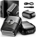 Electric Foil Shavers for Men: 4 Floating Blades & Big LED Display by NKTMXY